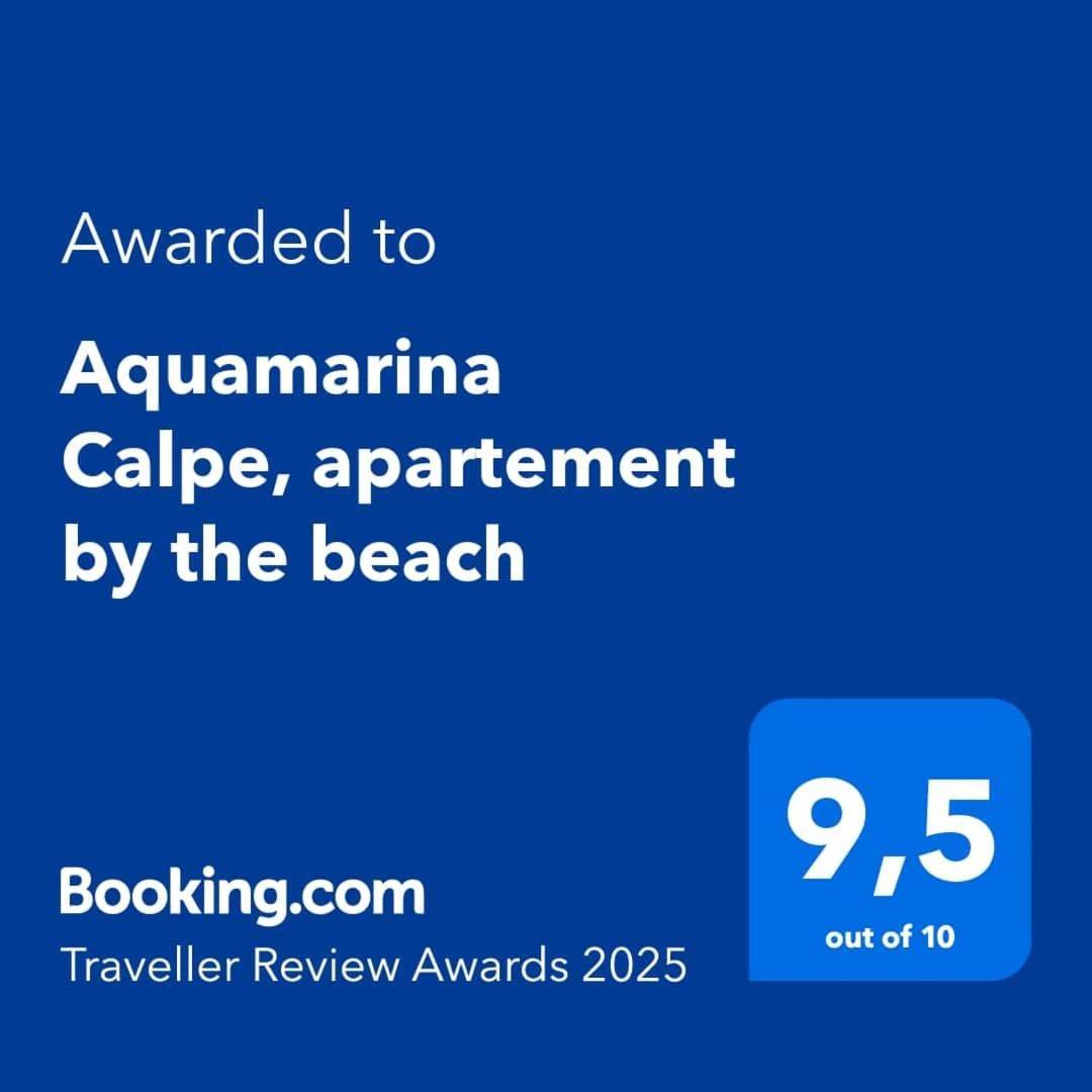 Aquamarina I Calpe, Apartement By The Beach 外观 照片